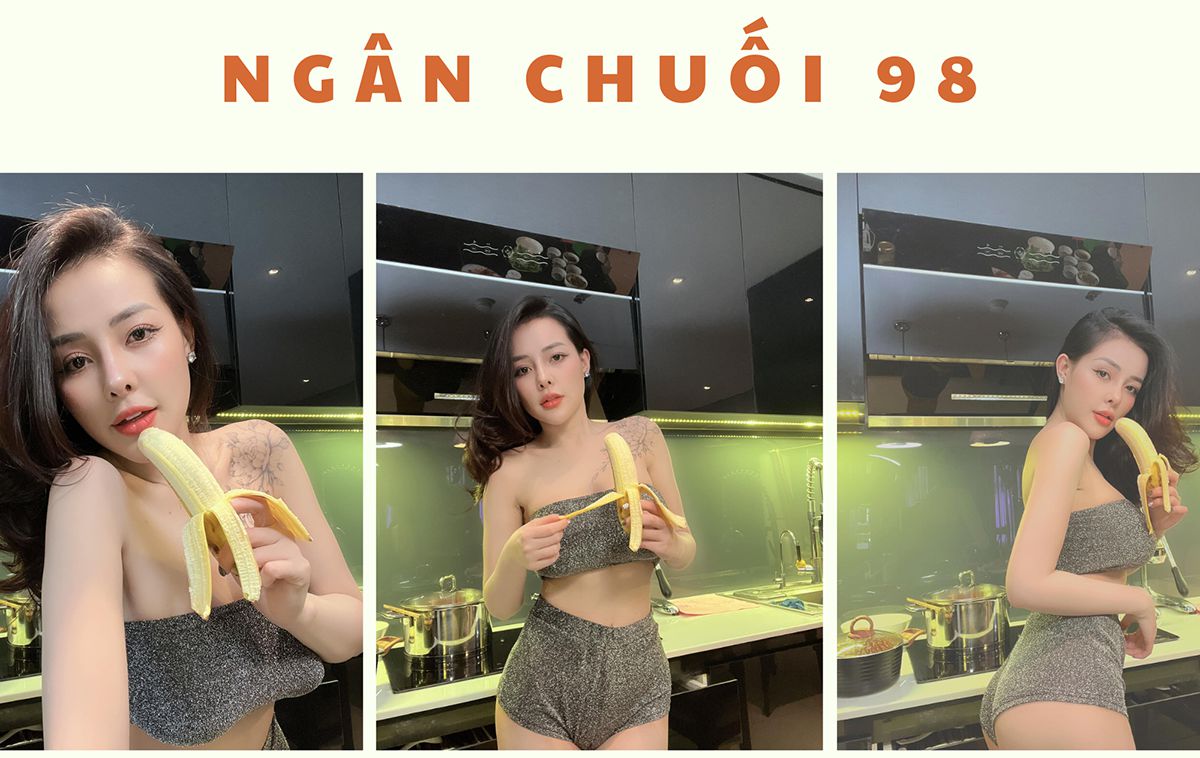 Toàn cảnh vụ Ngân 98 lộ clip thủ dâm với trái chuối