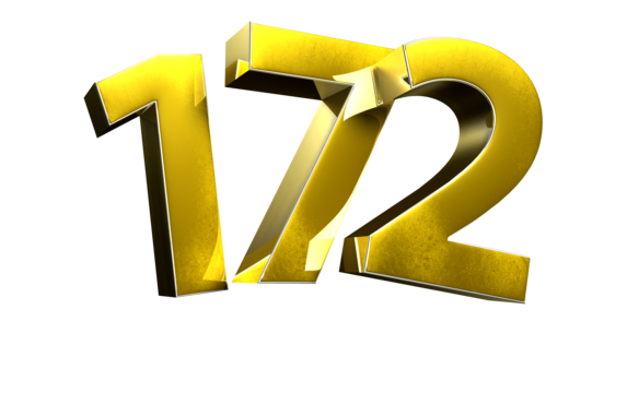 Number 172 PNG Transparent Images Free Download | Vector Files | Pngtree