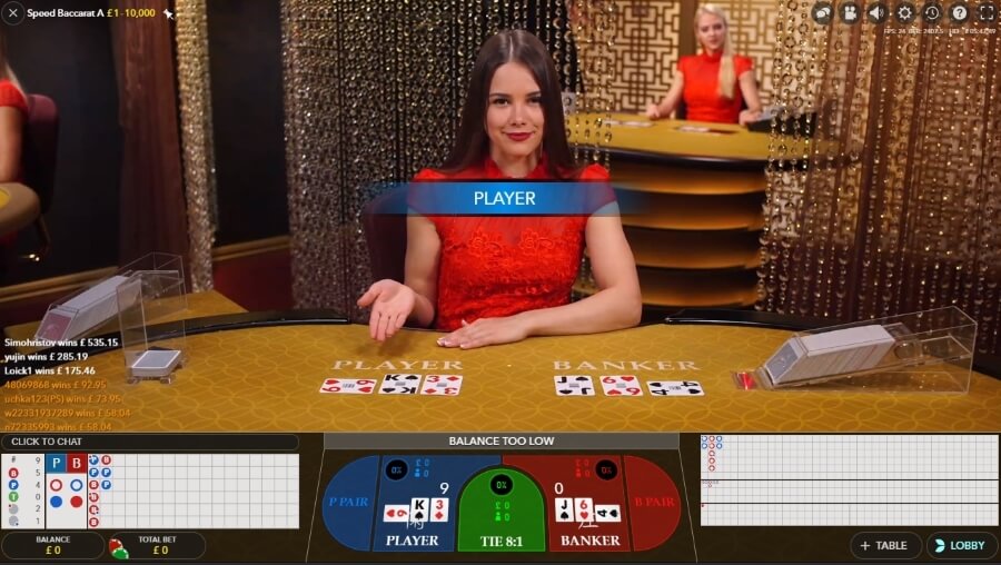 Baccarat tốc độ - Luật chơi và chiến lược chiến thắng