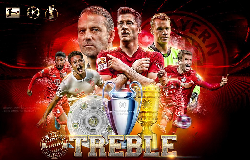 Các đội giành cú ăn ba thần thánh: bất ngờ Real Madrid