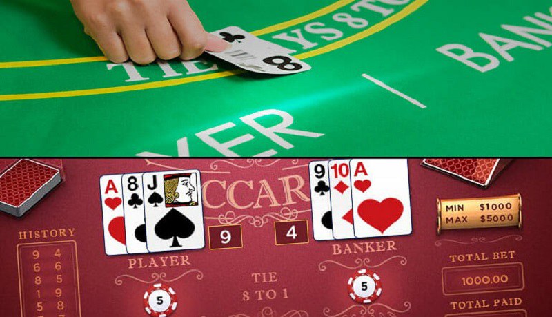 Thế bài Baccarat phổ biến