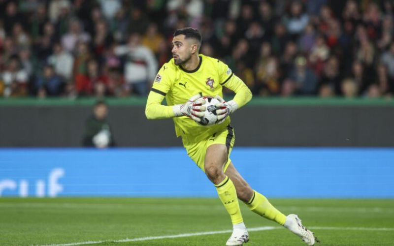 Diogo Costa trong màu áo đội tuyển Bồ Đào Nha