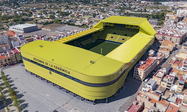 Estadio de la Ceramica: Sân nhà Villarreal nổi bật với gạch men vàng