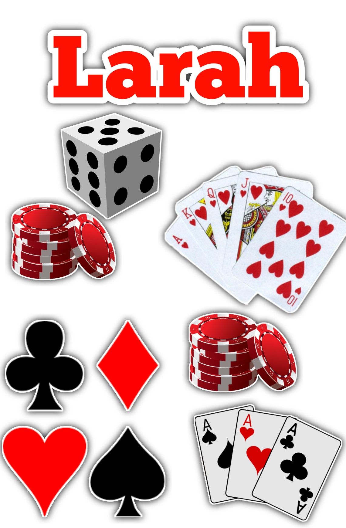 Topper baralho | Decorações da festa de cassino, Festas temáticas de ...