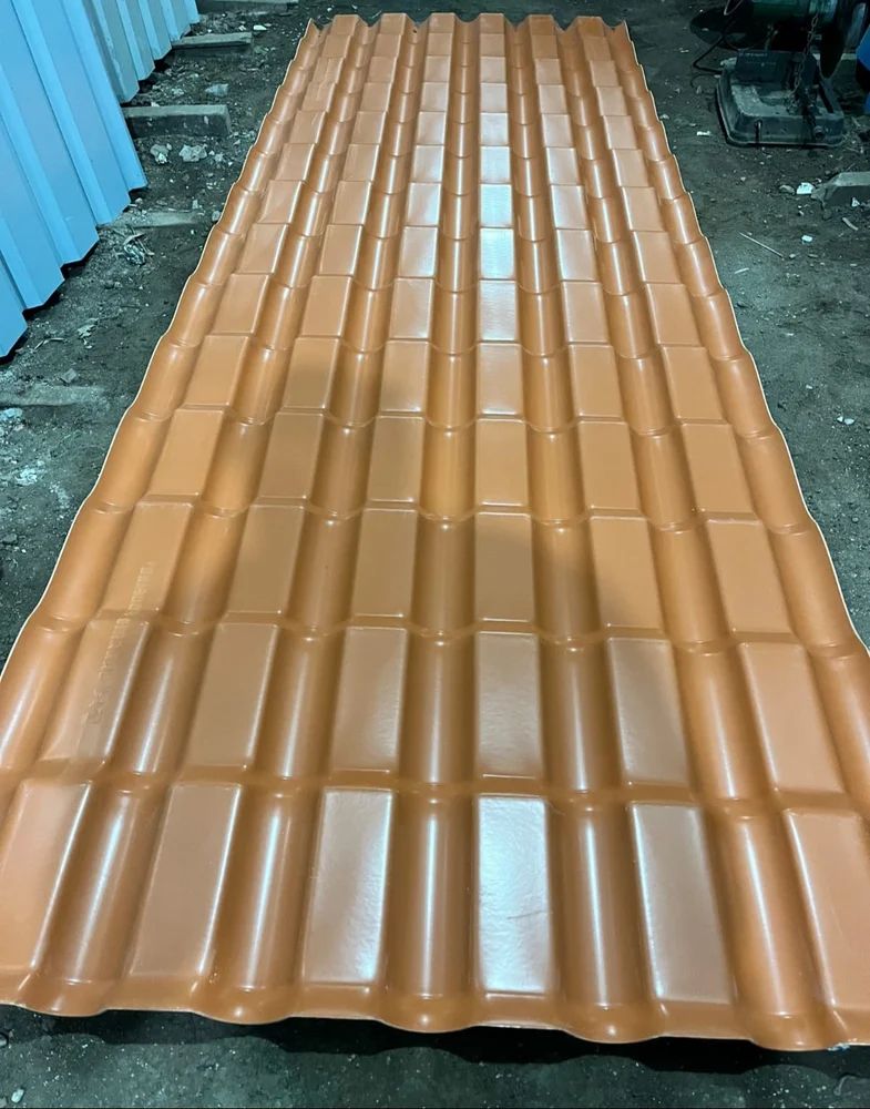 UPVC Chocolate Brown 16 Feet Pvc Roofing Sheet, 3 mm at ₹ 40/sq ft in ...