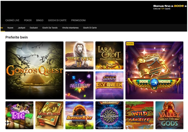 BWin Casino - Giocare Con Oltre 1000 Slot Machine, Fare Scommesse Sport