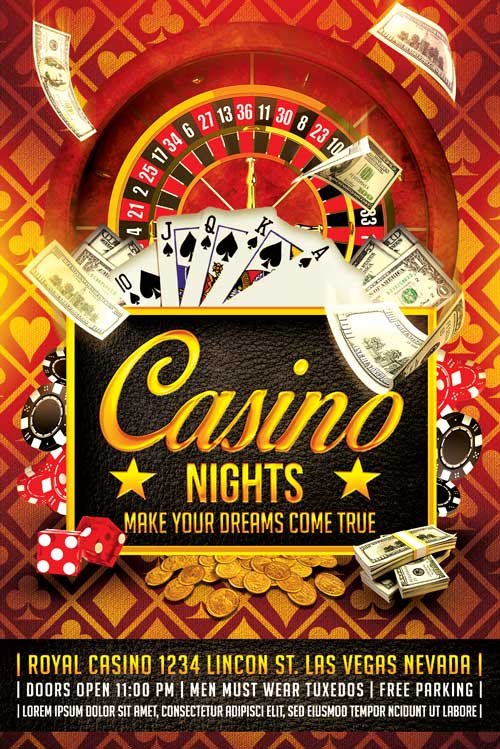 Casino Flyer Template Free - Printable Templates
