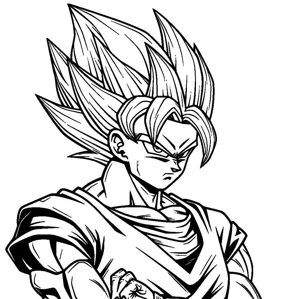 File vettoriale Svg di Dragon Ball Z Cartoon gratuito per il taglio ...