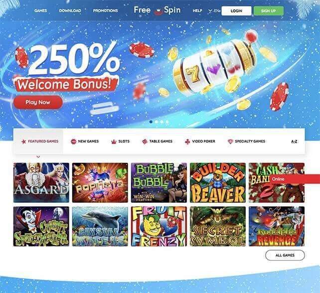 Free Spin Casino: A massive wecome offer | NewCasinos.com