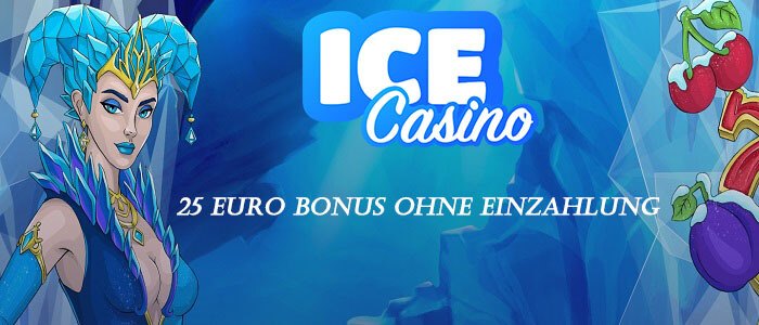Das großzügige Ice Casino 25 Euro Bonus ohne Einzahlung oder 50 Freispiele