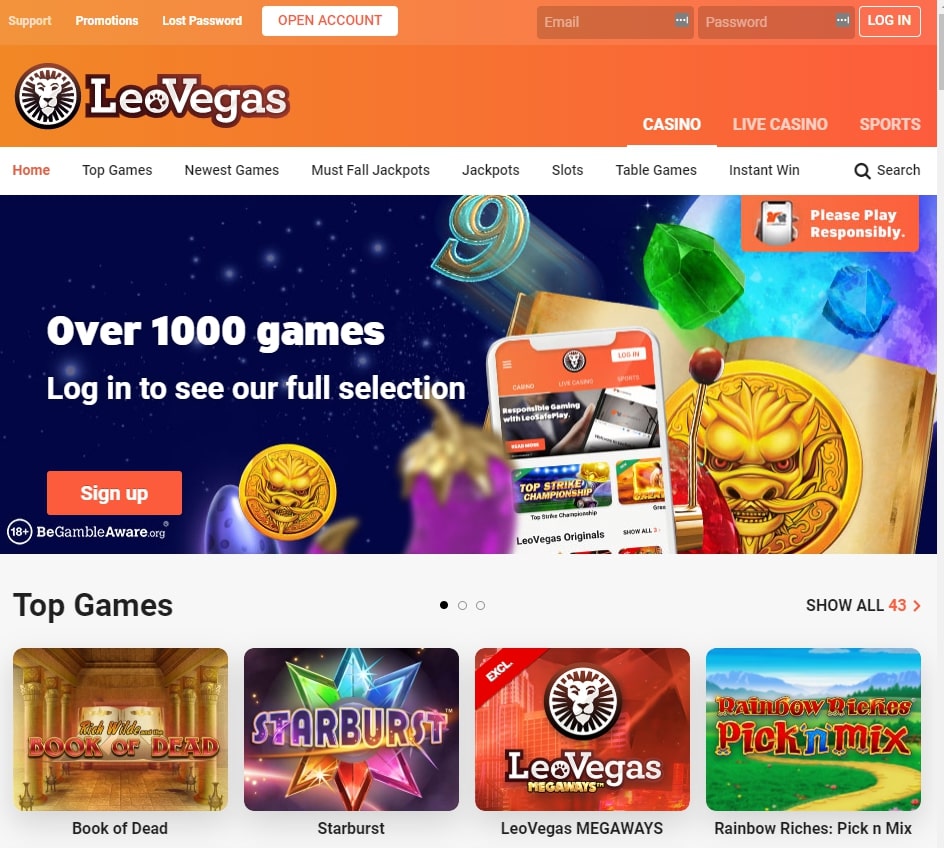 LeoVegas Casino Review - 🎰 (2021) - The Ultimate Guide + Bonuses