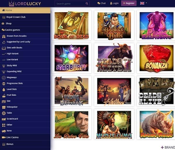 victory casino online games
