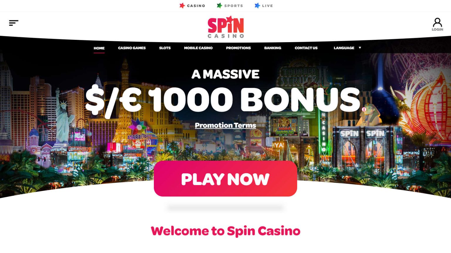 Spin Casino Review – Grab a fantastic welcome bonus worth $/€250 ...