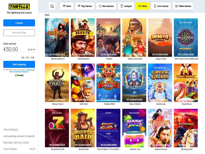 party games slotto Spielstellen