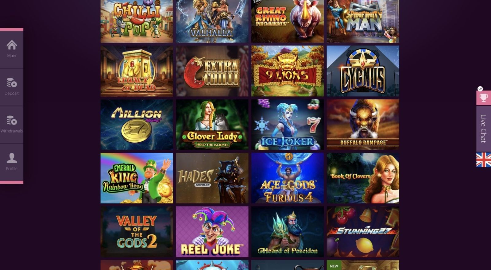 Malina Online Casino Review 2025 - CasinosHunter