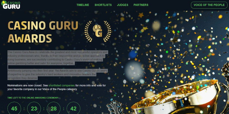 Casino Guru Awards - iGaming Direct News