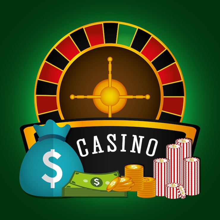 Premium Vector | Casino royal games design