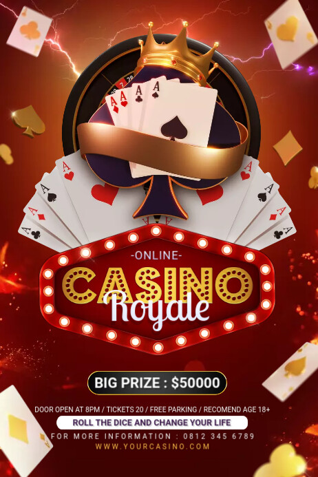 Casino Royale Flyer Template | PosterMyWall