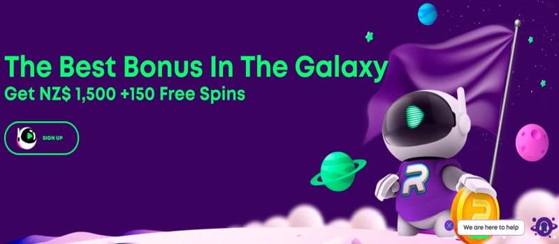 Casino Rocket review→ Bonus: NZ$1500 + 50 free spins