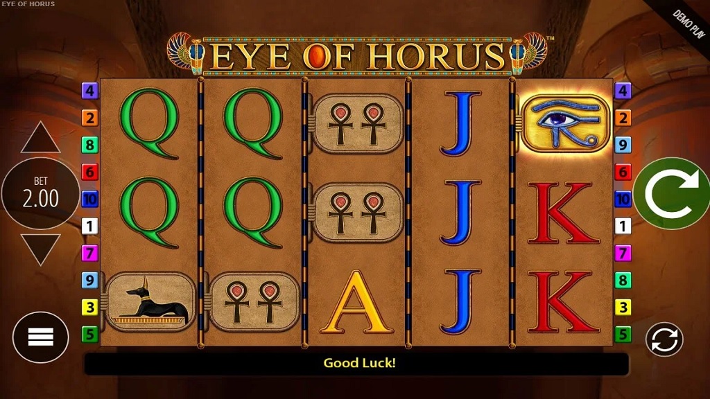 Eye of Horus Slot > Free Demo and Review