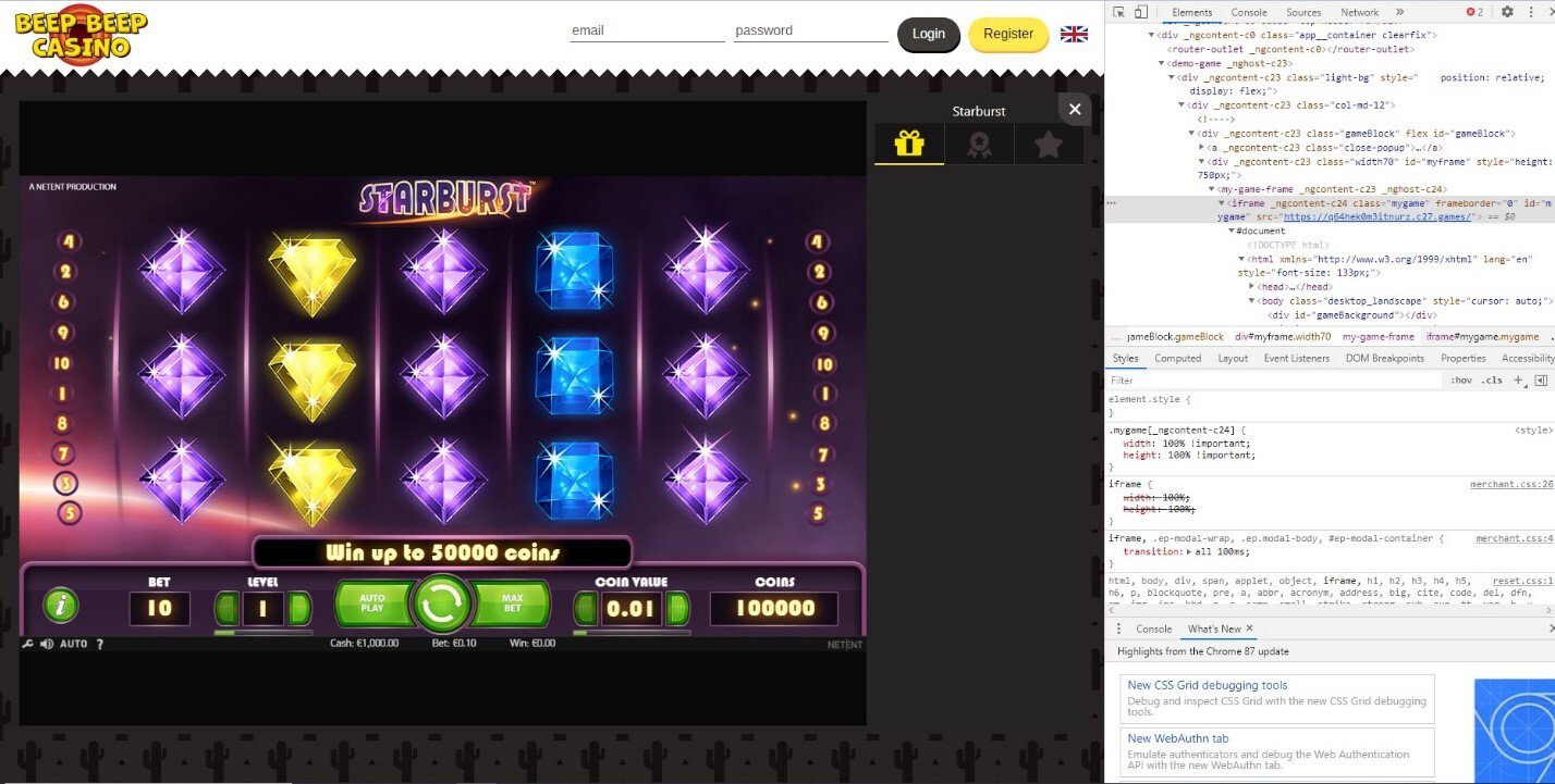 BeepBeep Casino Exposed: Counterfeit Games ? (Stay Away! ⚠️)