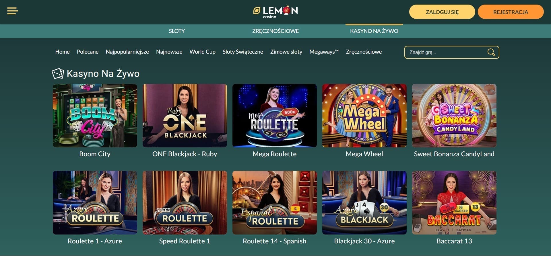 Recenzja Lemon Kasyno 2024:100% do 1500zł + 100DS