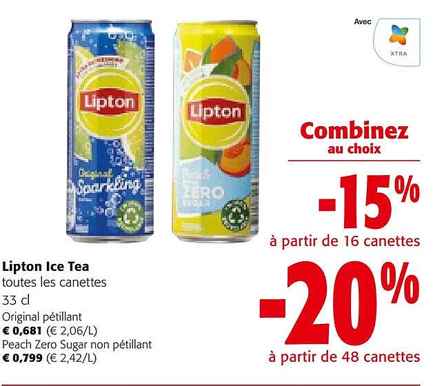 Promo Lipton Ice Tea chez Colruyt - iCatalogue.fr