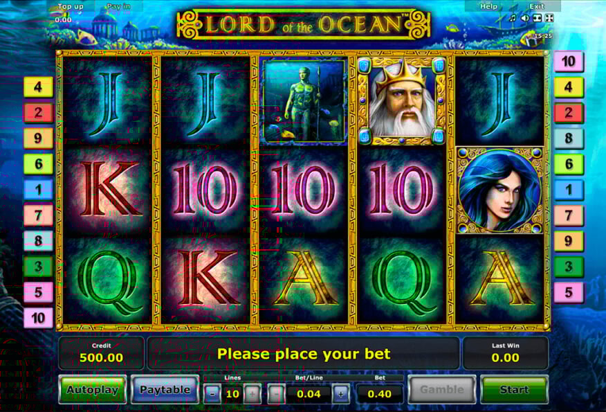 Lord of the Ocean Slot KOSTENLOS spielen ohne Anmeldung