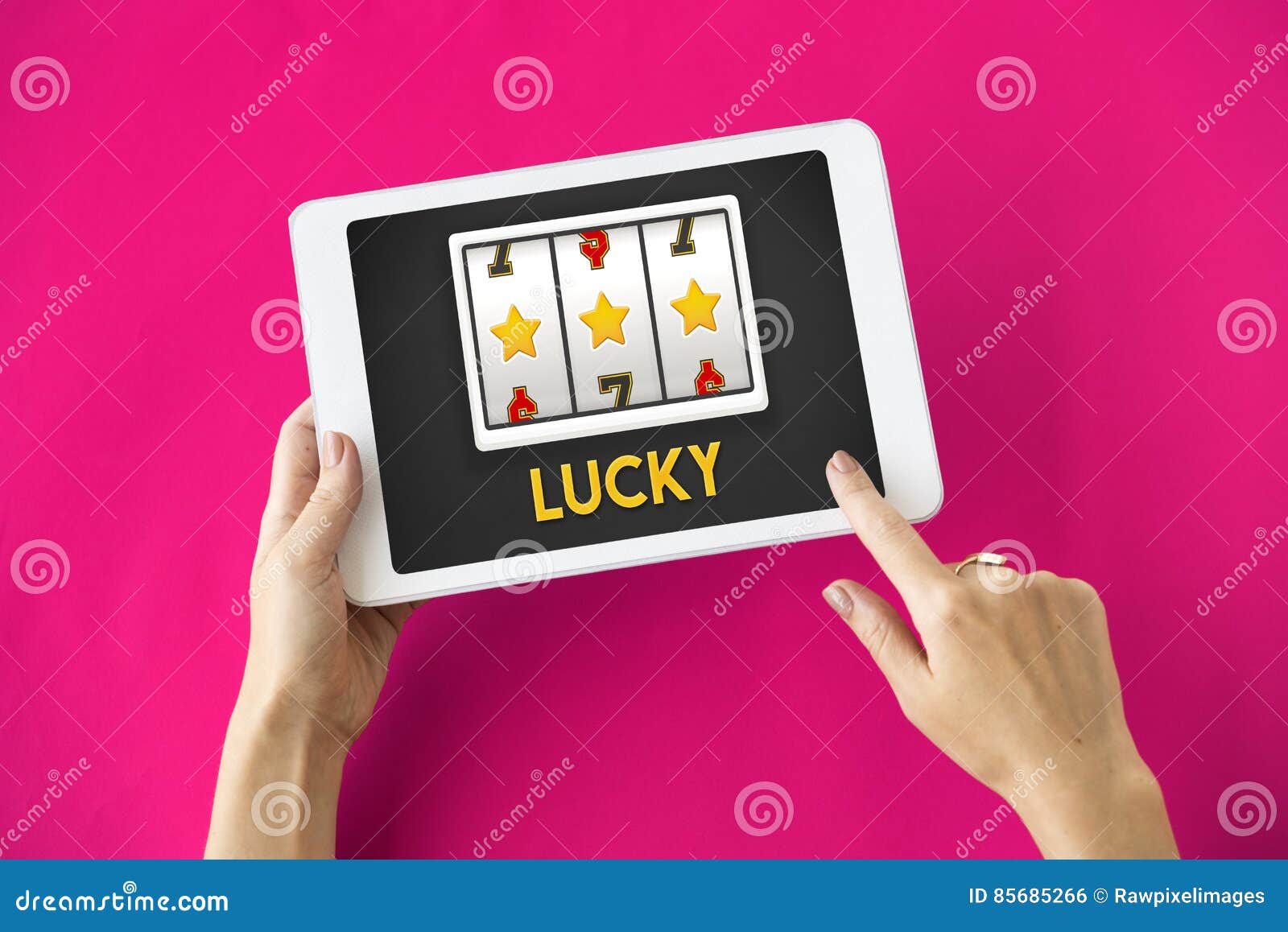 Online Casino Luck Concept stock photo. Image of connection - 85685266