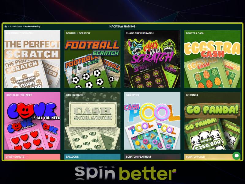 Spinbetter Casino - play online slots and crash games