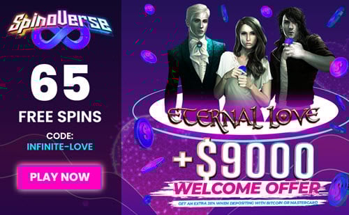 SpinoVerse Casino No Deposit Bonus (65 FREE SPINS!)