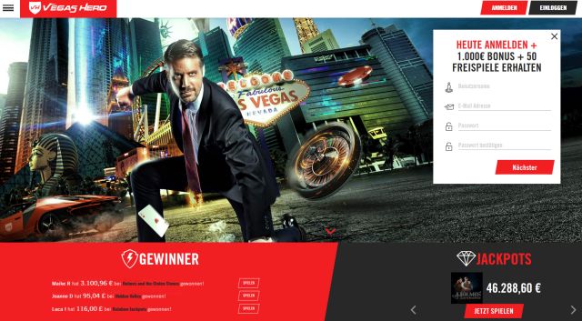 Vegas Hero Casino Review: CA$1,000 BONUS plus 50 FREE SPINS!